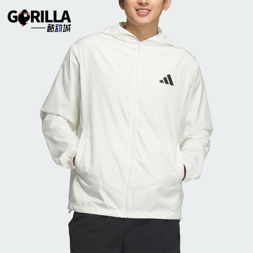 Adidas/阿迪达斯正品JACKET男女运动拉链防晒宽松夹克外套KA9323