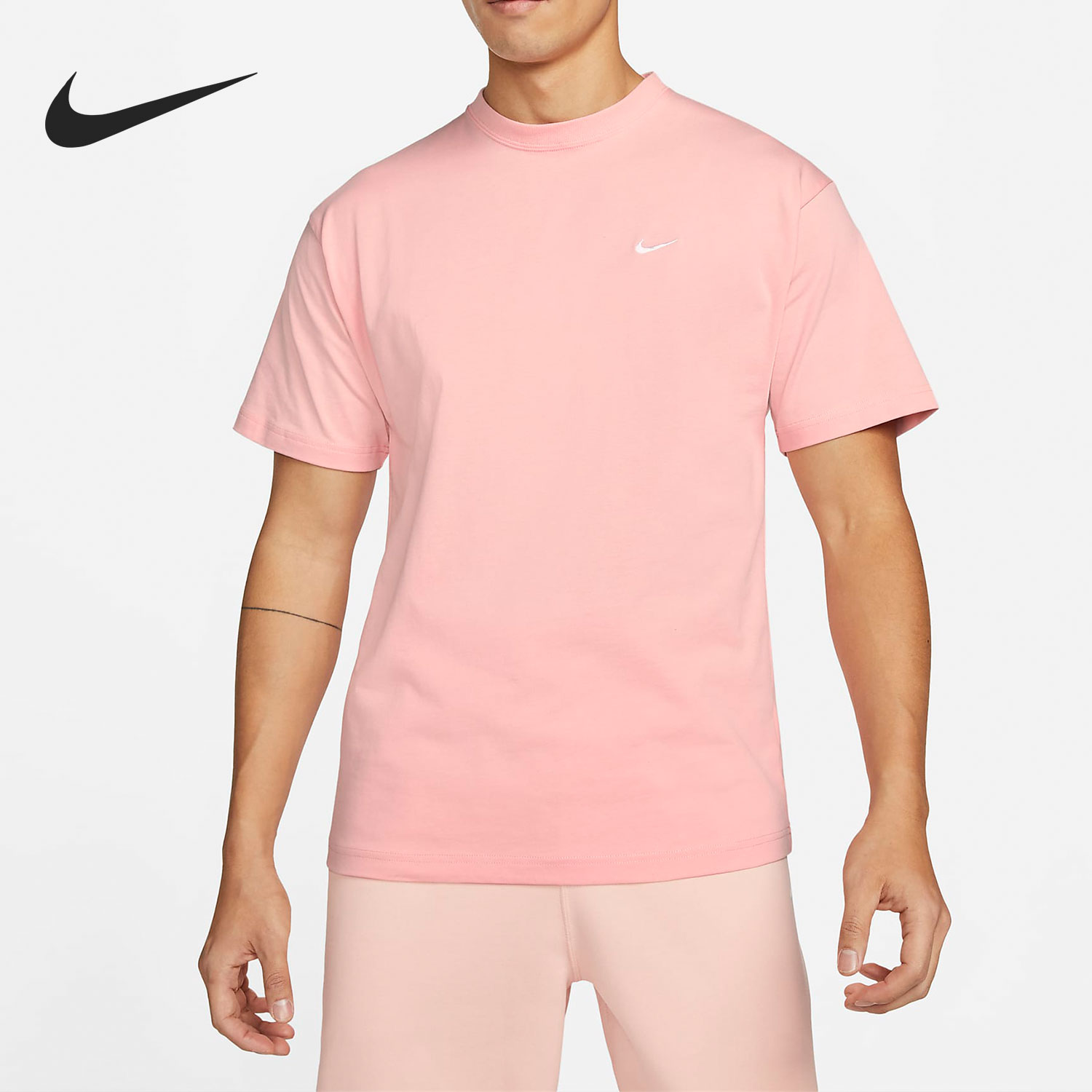 Nike/耐克官方正品2022夏季休闲针织男子运动短袖T恤DA0321-697-封面