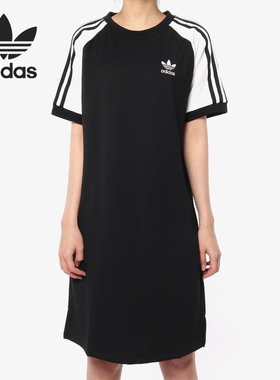 Adidas/阿迪达斯官方正品 RAGLAN DRESS 三叶草女子连衣裙 CE4961