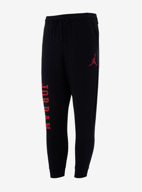 Nike/耐克正品26夏JORDAN男士针织加绒运动束脚长裤FD7468-010