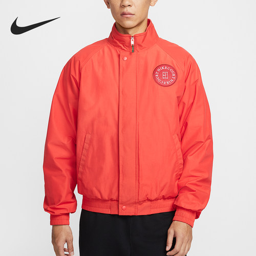 Nike/耐克正品Court Heritage男士运动加绒网球夹克HQ1745-673