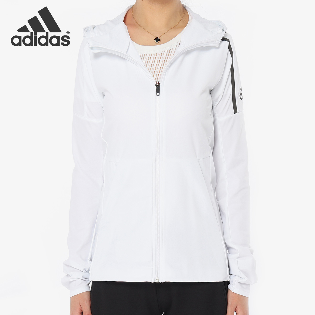 Adidas/阿迪达斯正品 女子Z.N.E. J 梭织连帽夹克外套 CY5511