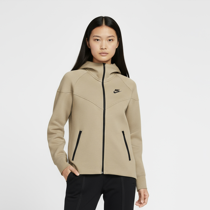 Nike/耐克正品2025女士运动训练针织连帽日常外套FB8339-276