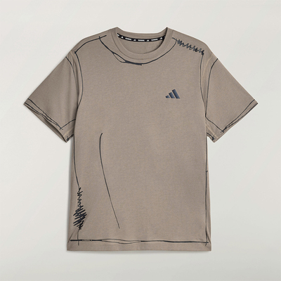 Adidas/阿迪达斯正品夏季男女轻质跑步运动简约柔软短袖T恤KQ7839