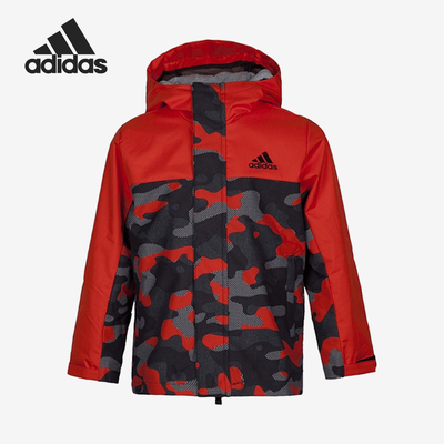 阿迪达斯小童运动训练迷彩外套