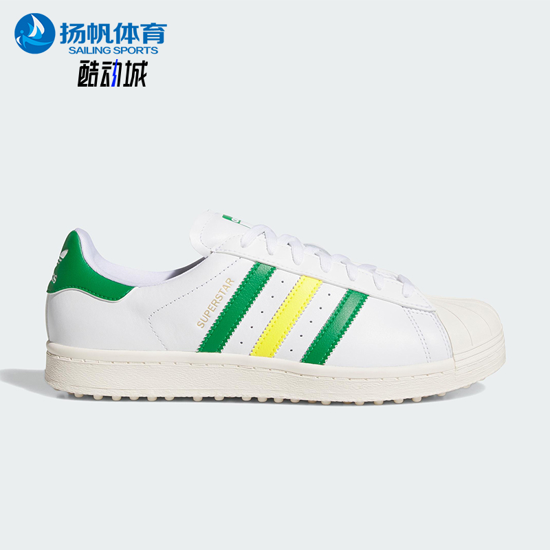 Adidas/阿迪达斯正品三叶草男女同款低帮高尔夫球鞋IH8533