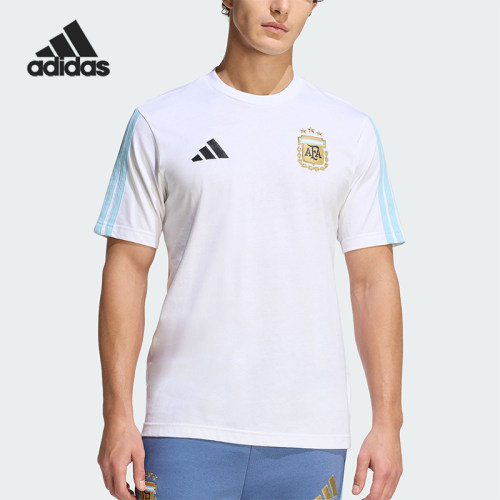 Adidas/阿迪达斯正品2026年男士足球柔软经典舒适短袖球衣KF0327
