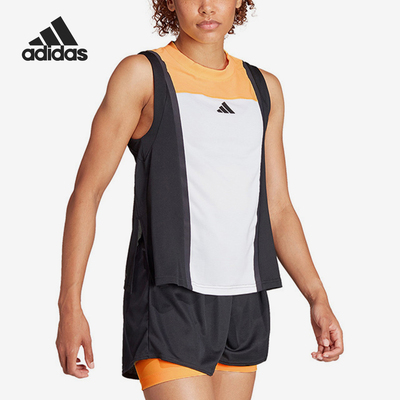 阿迪达斯女士透气网球运动背心