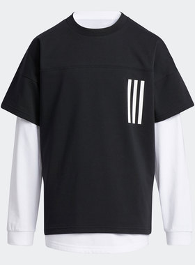 Adidas/阿迪达斯正品 夏季新款大童休闲运动长袖T恤 H07287