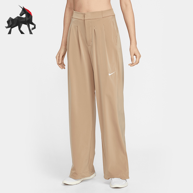 Nike/耐克正品Dri-FIT女士宽松高腰垂感经典休闲长裤IH0828-247