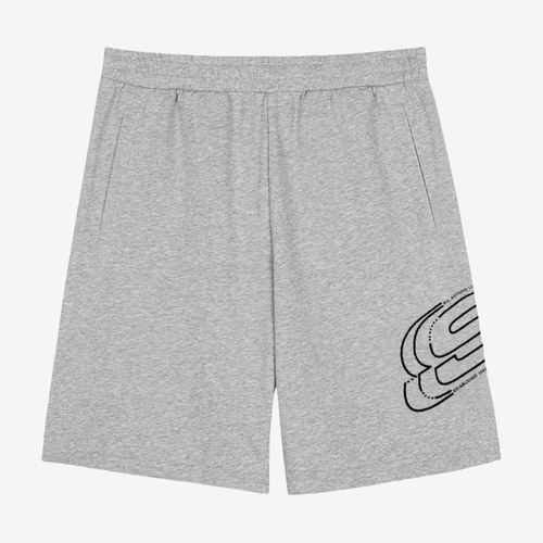 Skechers斯凯奇正品男休闲户外运动松紧五分短裤FHL223M089-004F