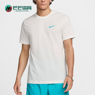 新款 夏季 男士 休闲印花针织运动短袖 133 Nike FZ5418 耐克正品