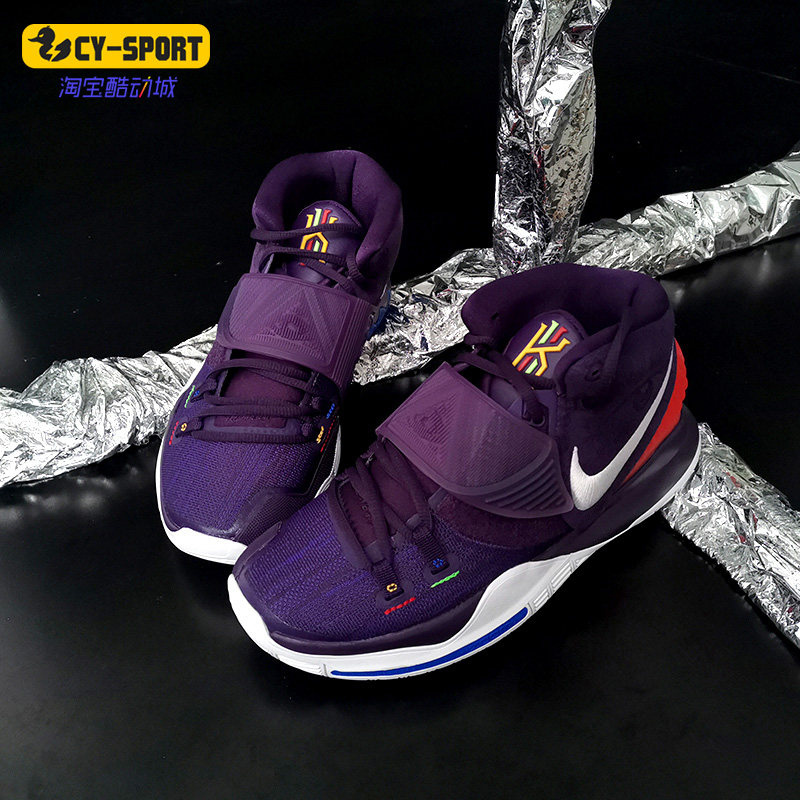 Nike/耐克正品Kyrie 6欧文6代男子运动实战缓震篮球鞋 BQ4631-500