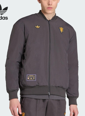 Adidas/阿迪达斯正品三叶草男士运动保暖双面穿立领棉服JN2831