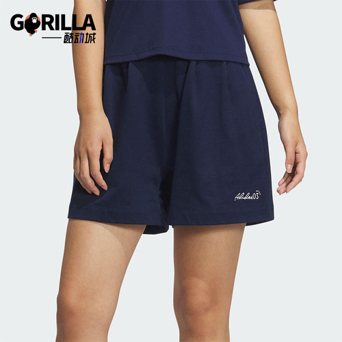 Adidas/阿迪达斯正品2025夏季款女士宽松经典运动针织短裤JZ5847