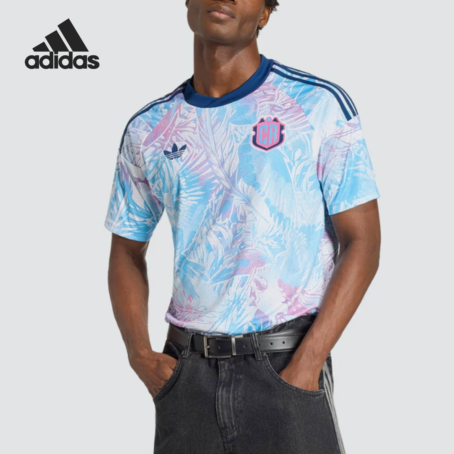 Adidas/阿迪达斯官方正品男士Logo标志短袖运动休闲Polo衫KA4044