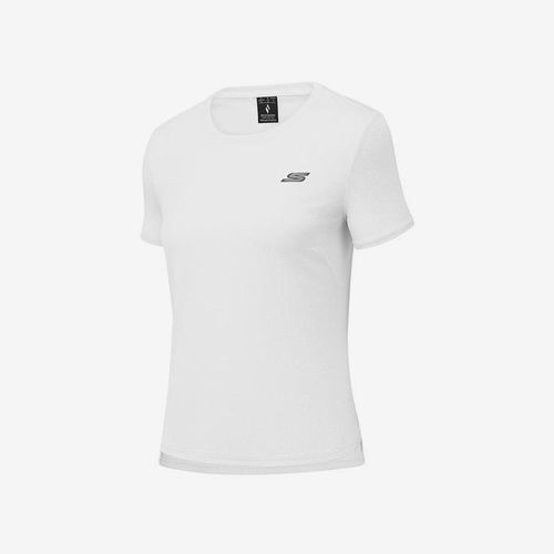 Skechers/斯凯奇正品夏季款女士透气印花针织短袖T恤衫P225W016