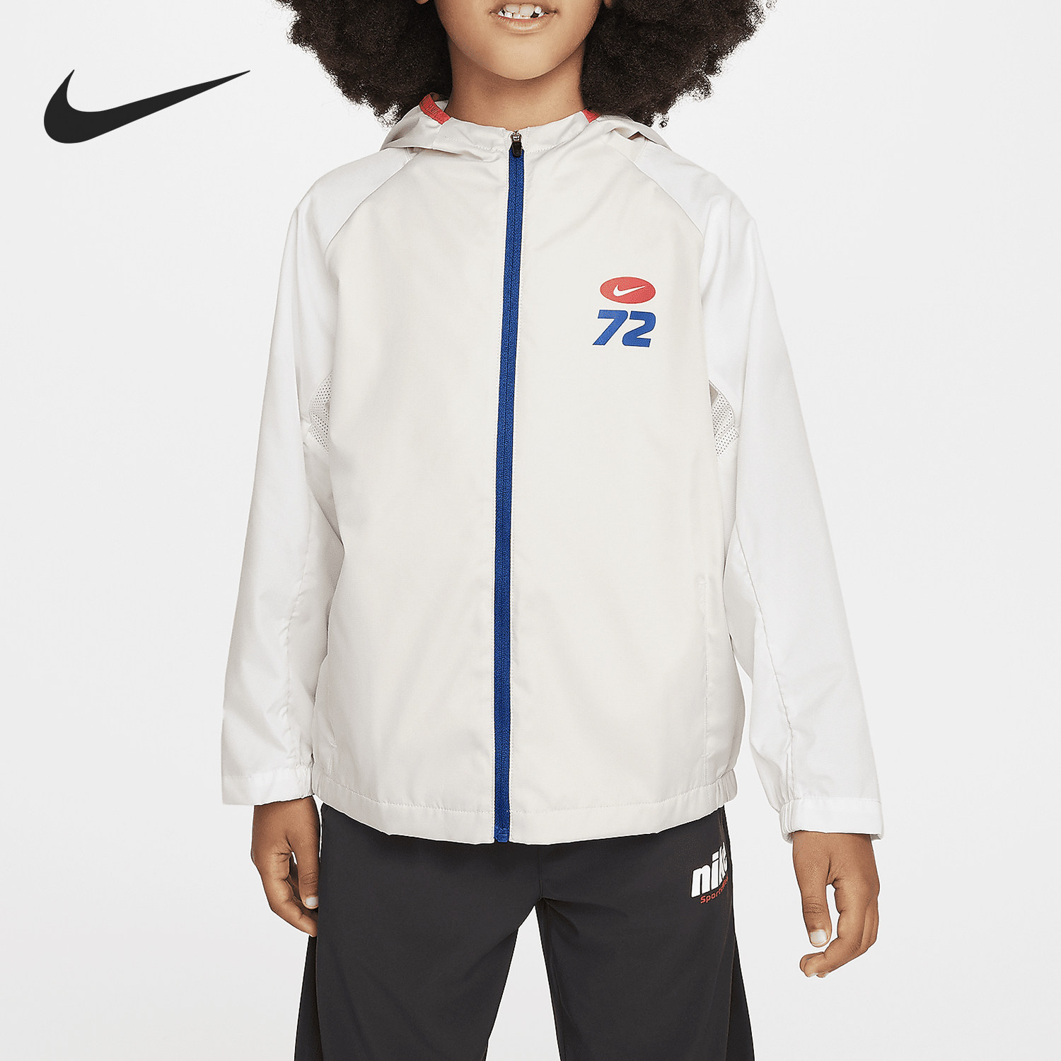 Nike/耐克官方正品当季新款小童透气运动休闲潮流外套HV1582-104