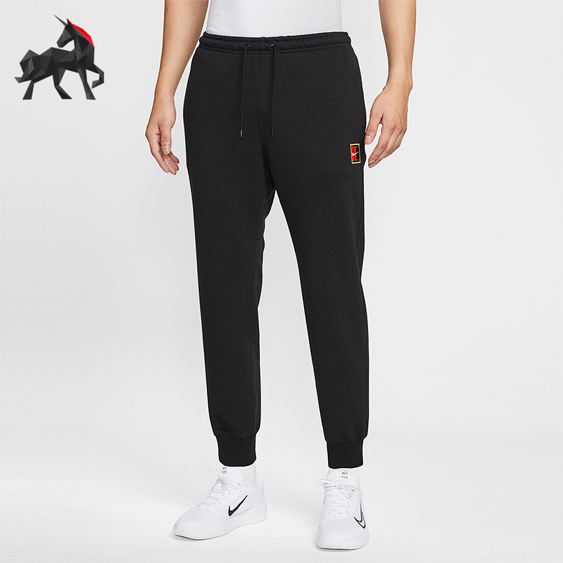 Nike/耐克正品2025秋季款男士耐穿束脚针织网球长裤HM6767-010