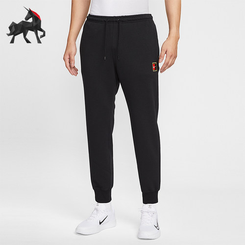 Nike/耐克正品2025秋季款男士耐穿束脚针织网球长裤HM6767-010
