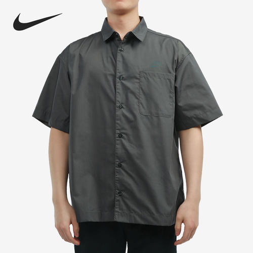 耐克男子宽松翻领短袖衬衫