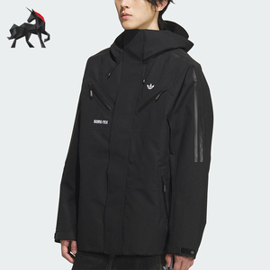 Adidas/阿迪达斯正品三叶草男士日常连帽耐穿运动休闲外套KA3941