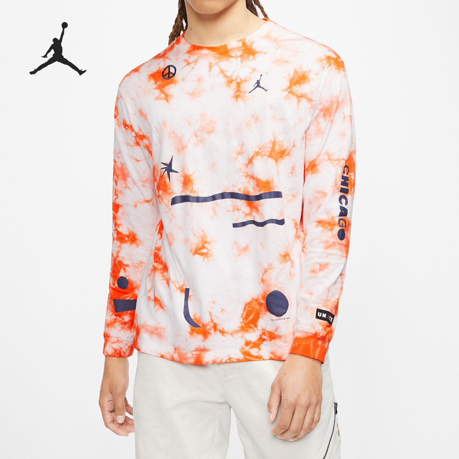 Nike/耐克正品新款运动休闲男子圆领长袖T恤 CW1146-100