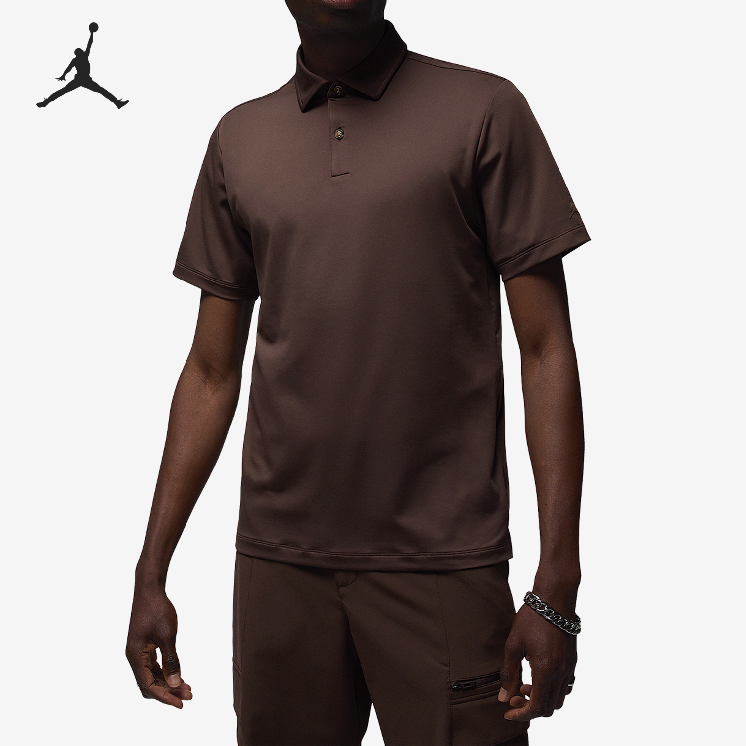 耐克男士运动翻领短袖