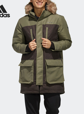 Adidas/阿迪达斯正品男子当季新款运动保暖羽绒服EI4393 EI4396