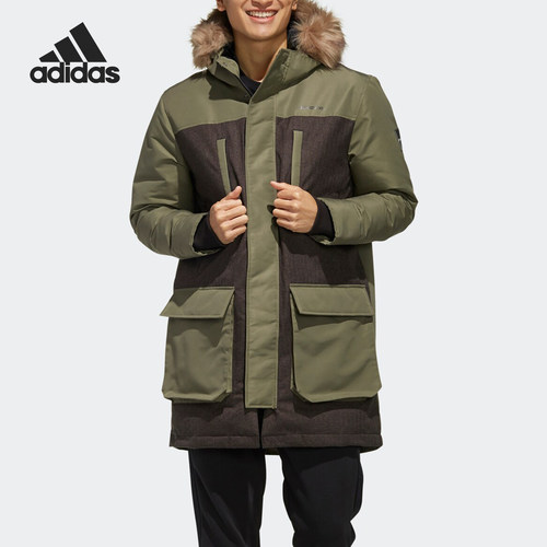 Adidas/阿迪达斯正品男子当季新款运动保暖羽绒服EI4393 EI4396