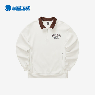 斯凯奇男女简约宽松运动卫衣