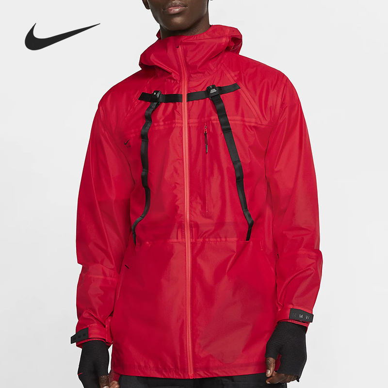 耐克新款男子连帽外套夹克防风