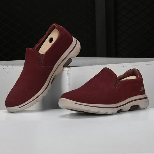 Skechers/斯凯奇正品【GO 系列】女子套脚懒人鞋反毛皮休闲跑步鞋