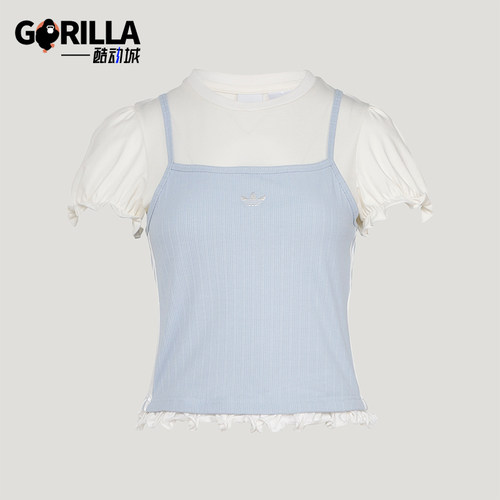 Adidas/阿迪达斯正品三叶草女士日常休闲经典运动短袖T恤KY3298