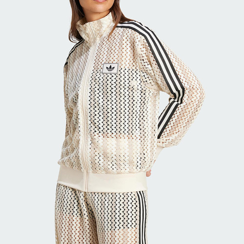 Adidas/阿迪达斯正品三叶草女士立领拉链经典透气夹克外套KC0749
