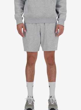New Balance/NB正品2025新款男子潮流百搭针织休闲短裤MS41520-AG
