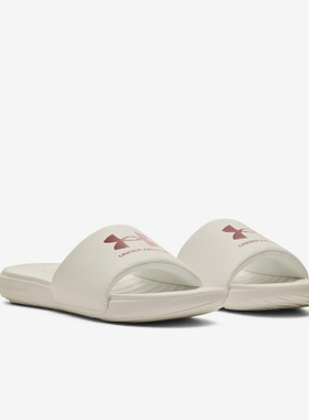 UA/安德玛正品Fixed女子舒适缓震耐磨透气一字拖鞋3023772-107