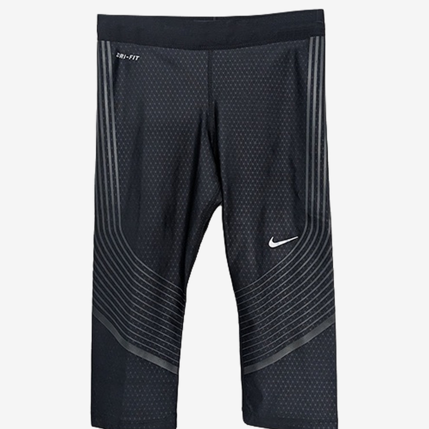 Nike耐克正品Yoga七分女款柔软舒适亲肤透气健身短裤801695-010