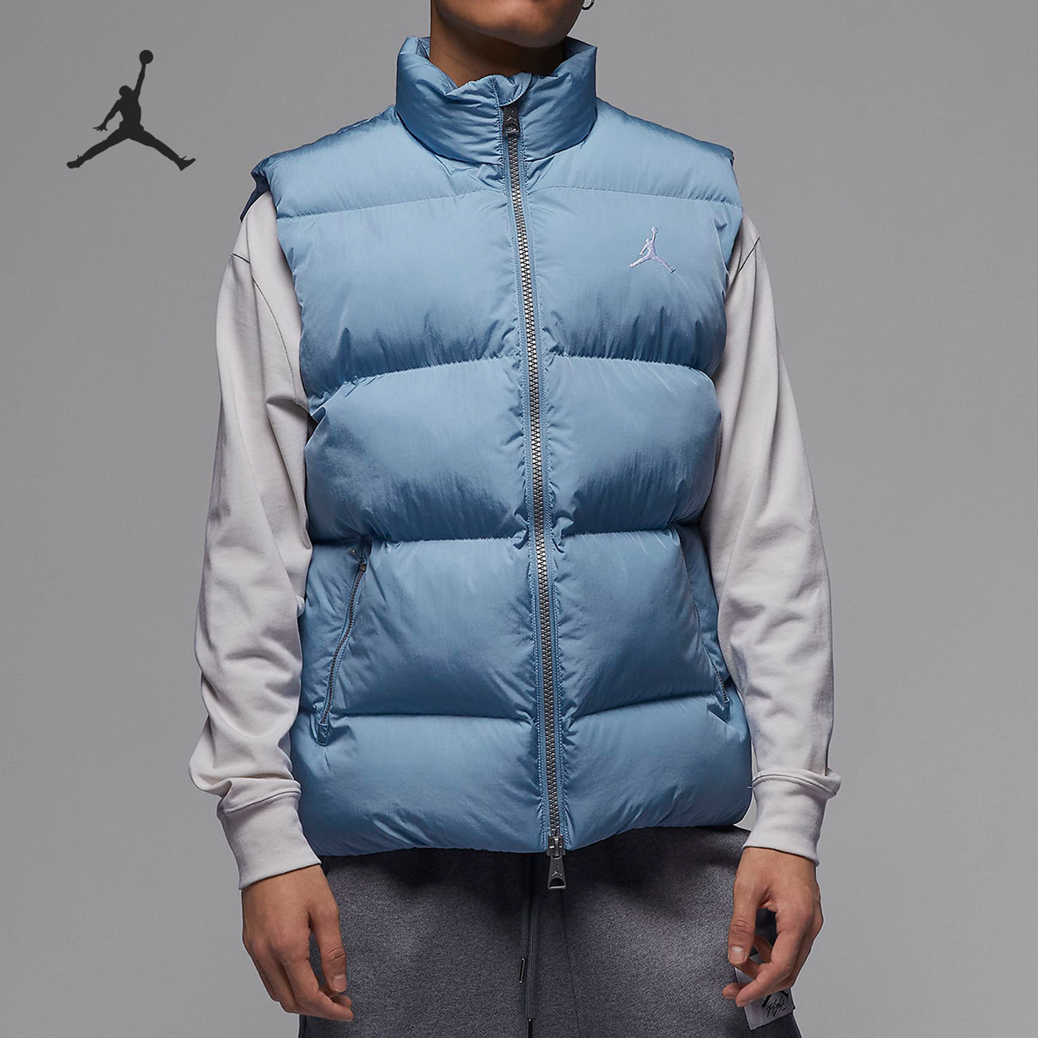 Nike/耐克正品Jordan Essentials 男子马甲保暖棉FB7308-436