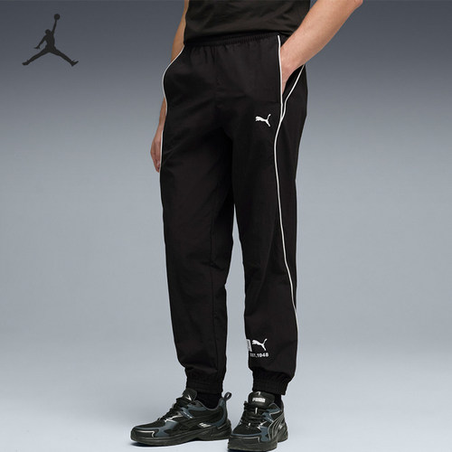 Puma/彪马正品男士休闲松紧中腰束脚舒适运动长裤694187-01