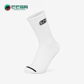 男女柔软舒适中筒运动袜一双装 透气休闲新款 斯凯奇正品 Skechers
