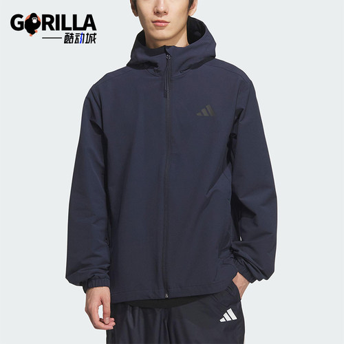 Adidas/阿迪达斯正品V SFT SHELL JK男女休闲运动宽松外套KF5223