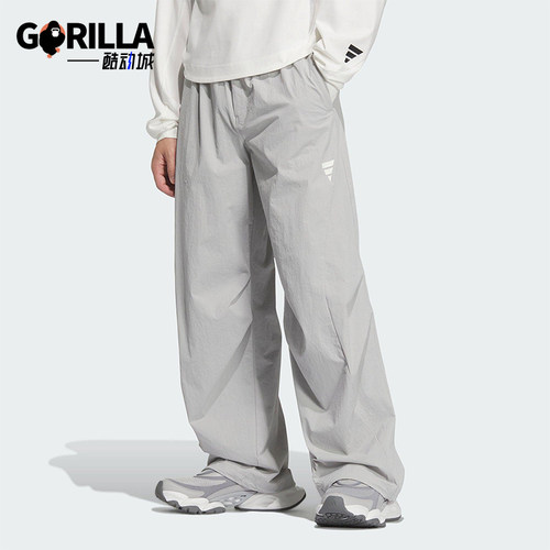 Adidas/阿迪达斯正品FOS WOVEN男士宽松梭织经典运动休闲裤KB4615