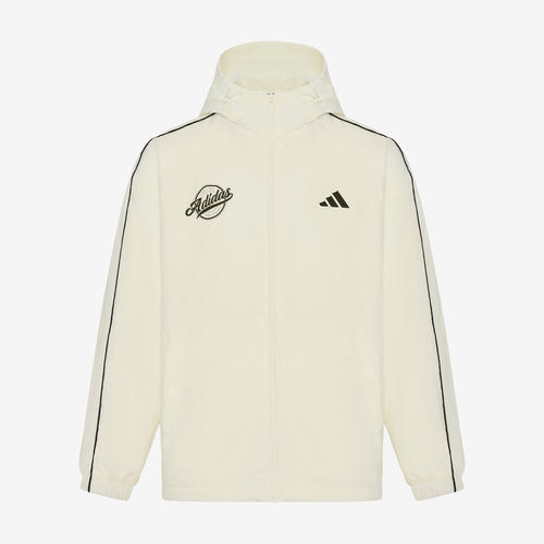 Adidas阿迪达斯正品FLEECE WOVEN男女拒水宽松连帽夹克LJ7273