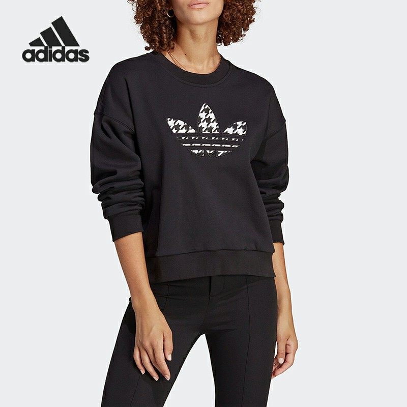 Adidas/阿迪达斯正品TREF INFILL SWT女子圆领套头卫衣IC5147,运动服/休闲服装,运动卫衣/套头衫,淘宝优惠券,粉丝福利购,淘宝优惠卷