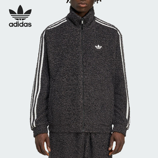 立领耐穿休闲日常外套KS5275 三叶草男士 Adidas 阿迪达斯官方正品