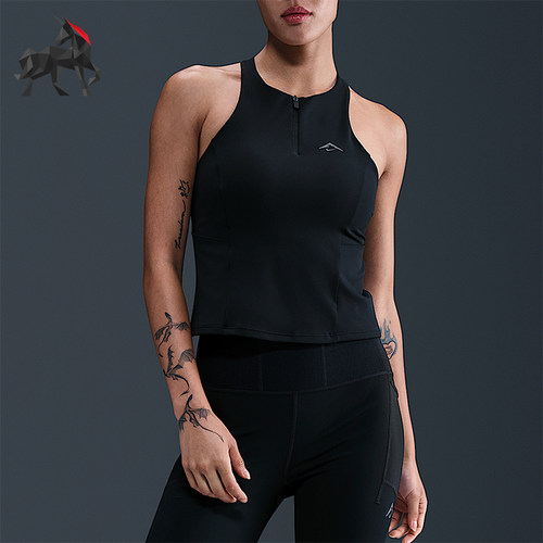 Nike/耐克正品夏季女士圆领舒适透气训练运动针织背心HF5407-010