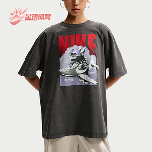 女士运动休闲经典 Nike 耐克正品 2026夏季 060 宽松圆领T恤IR7588