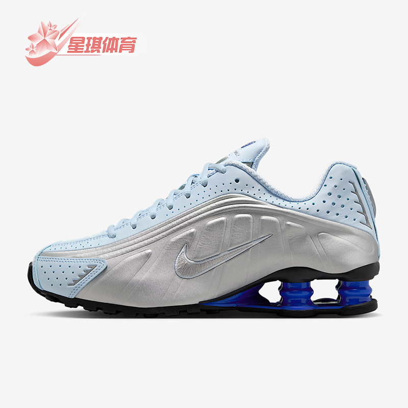 Nike/耐克正品Shox R4女士时尚缓震气柱运动透气跑步鞋AR3565-402