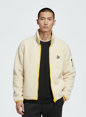 Puma/彪马正品当季新款男士仿羊羔绒保暖立领外套539231-93